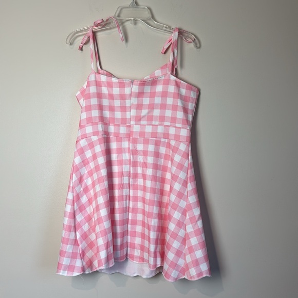Barbie Costume Dress Pink Plaid Halloween Costume Princess Movie Cosplay NWOT - Picture 10 of 10